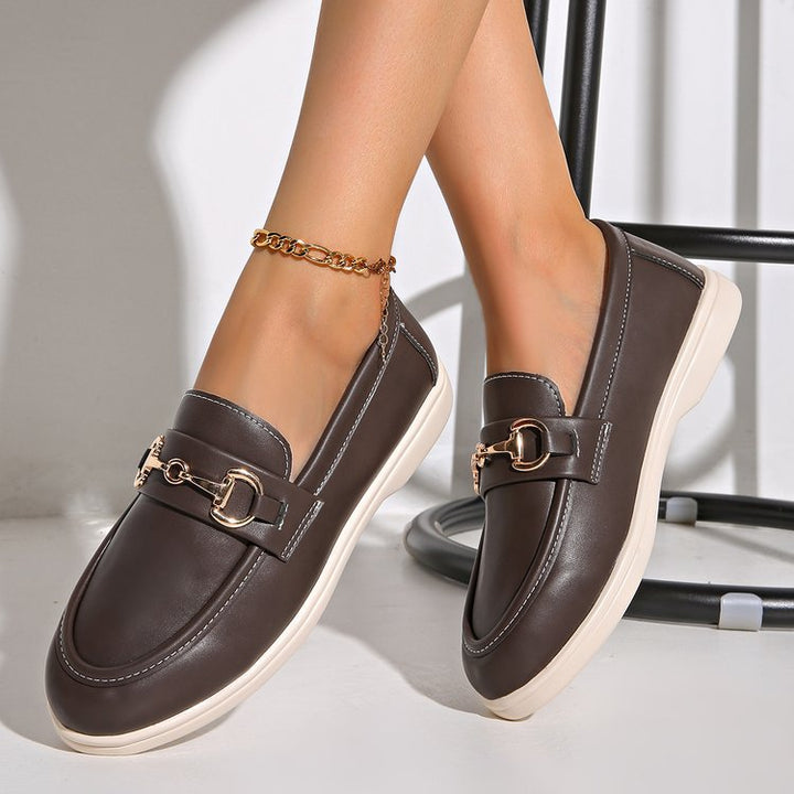 Elegant ankle boots for women with stylish buckle detail Lune London