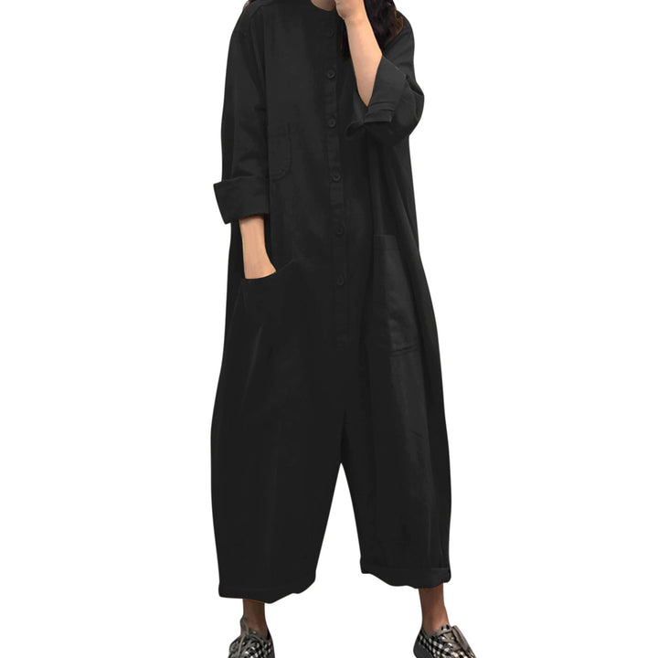 Women's jumpsuit with practical pockets and casual cut Lune London