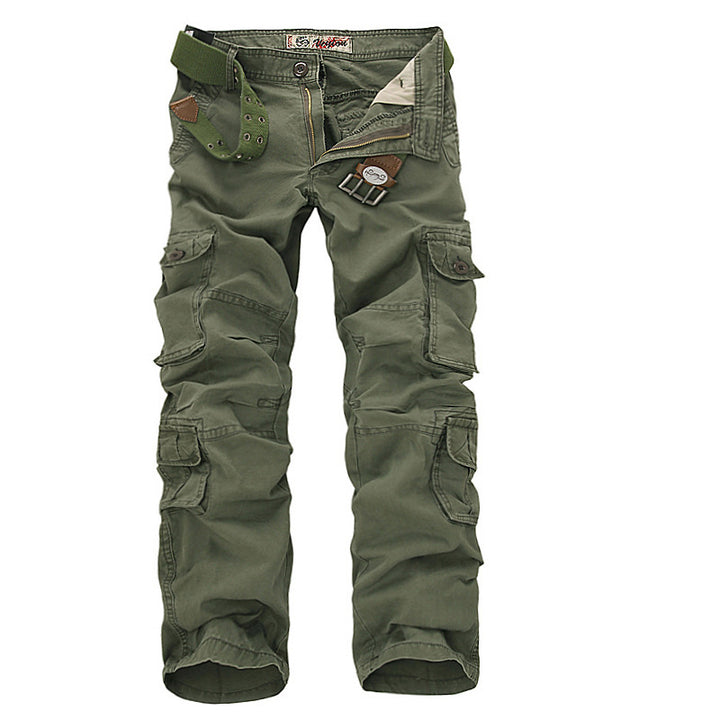 Multifunctional cargo pants for men with adjustable waist and numerous pockets Lune London