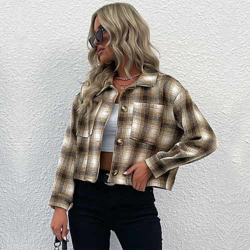 Lune London oversized check shirt for women