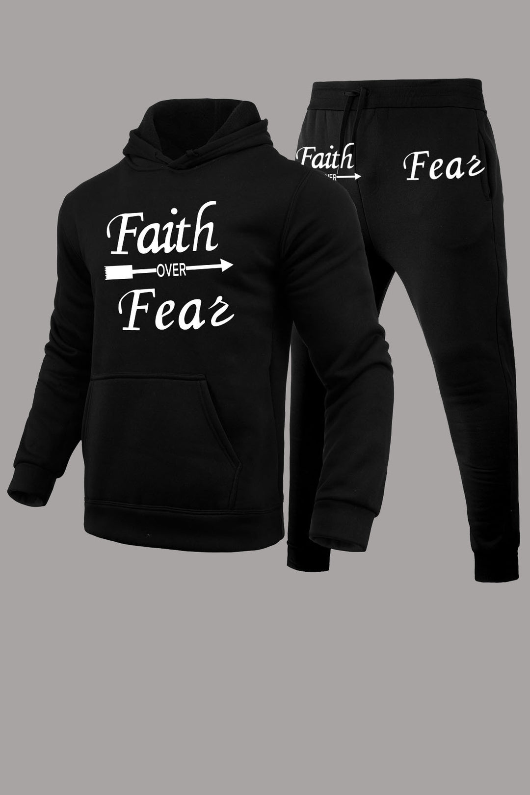 Sweatshirt and jogger set for women with inspiring quote Lune London