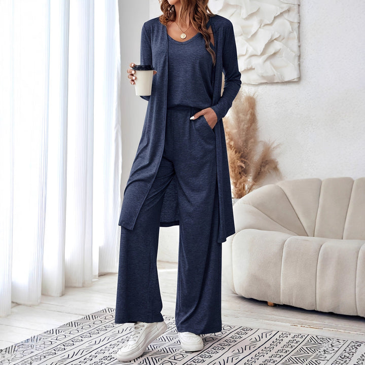 Leisure set for women with soft long sleeve kimono and comfortable pants Lune London