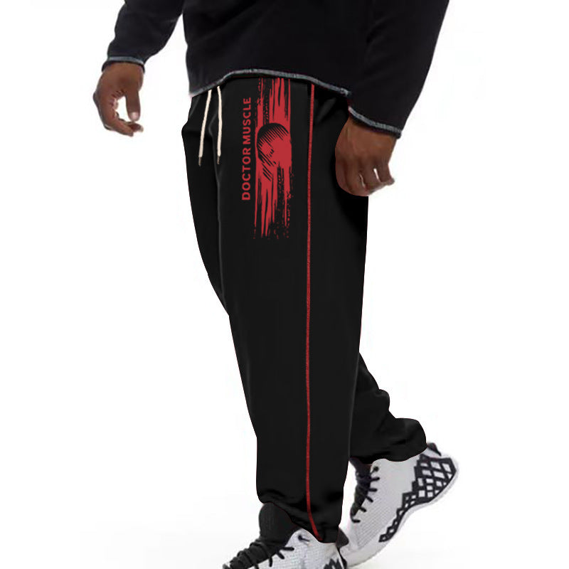 Casual sports pants for men with side stripes Lune London