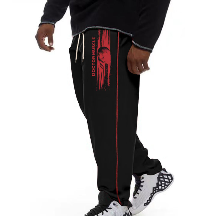 Casual sports pants for men with side stripes Lune London