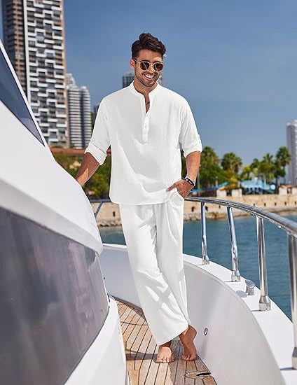 Men's Relaxed Chic Coastal Lounge Set