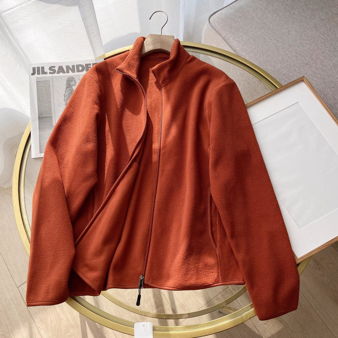 Veste en polaire pour femmes avec solution innovante de col haut Chic & Stil