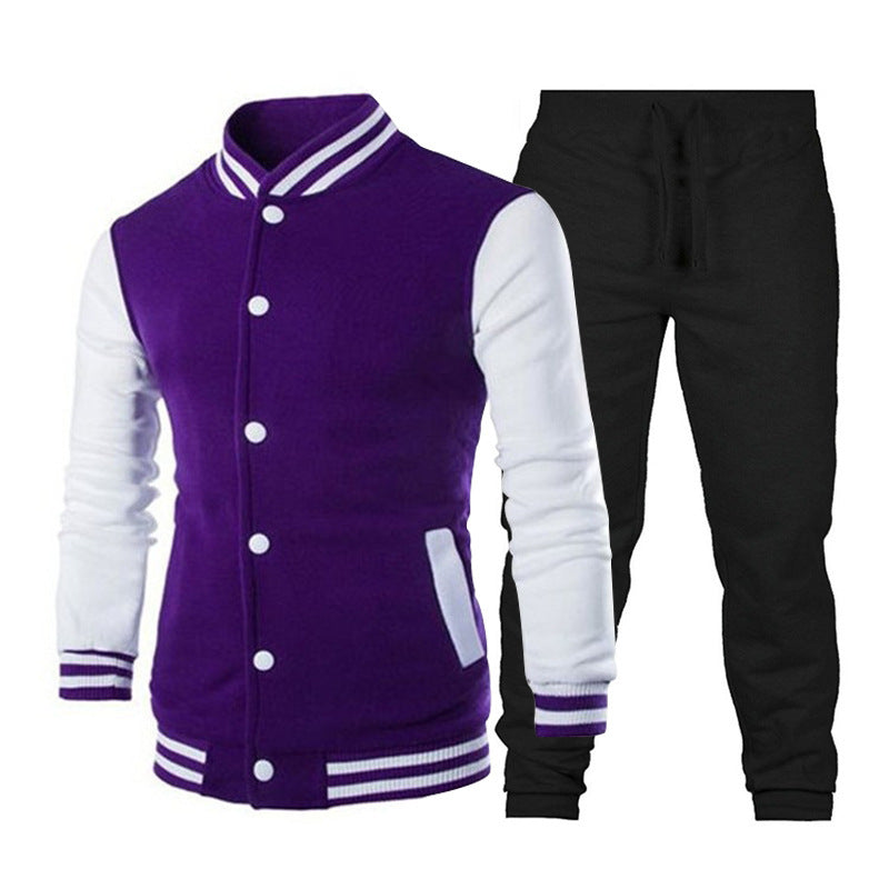 Men's sports training suit with jacket and jogger pants Lune London