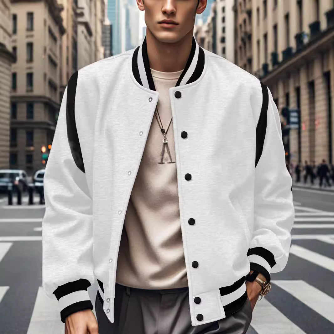 Stylish bomber jacket for men with contrasting details Lune London