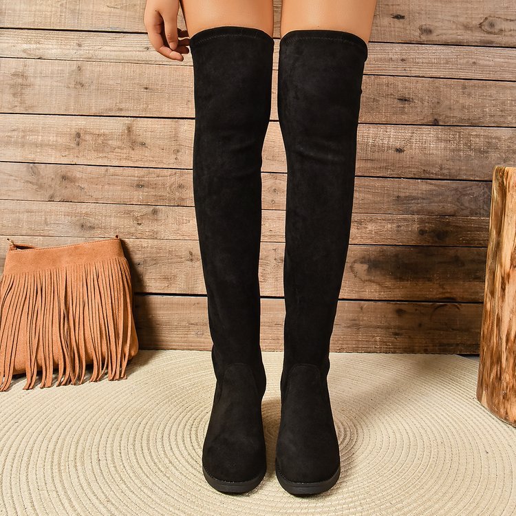 Women's boots with a casual gathered effect Lune London