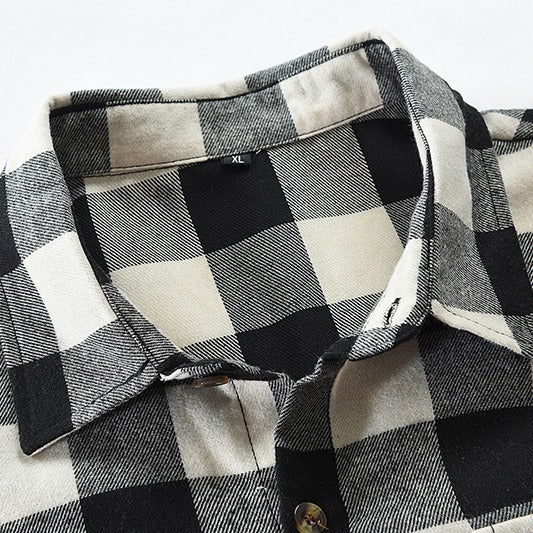 Checkered shirt for men with a stylish cut Lune London