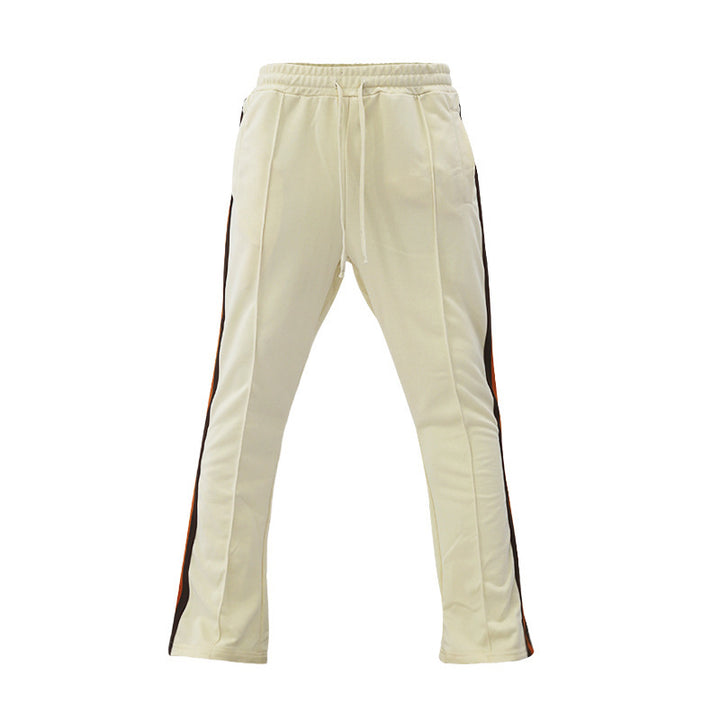 Stylish sweatpants for men with adjustable waistband and contrasting side elements Lune London