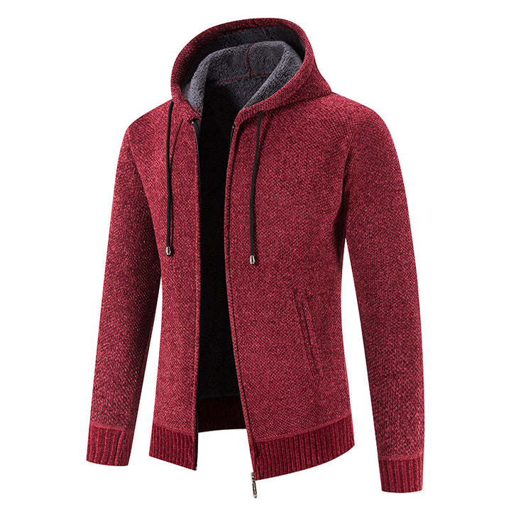 Hooded jacket for men with soft lining and innovative design Lune London