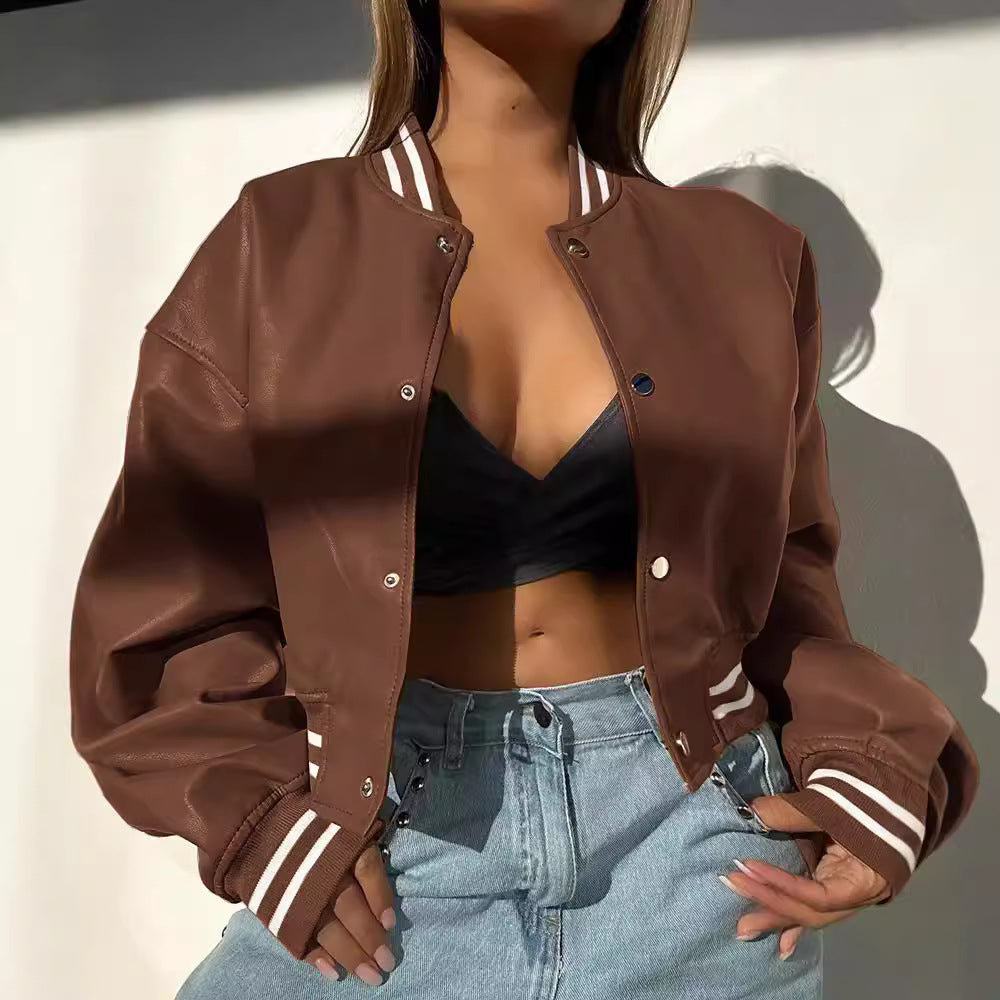 Women's sports jacket in a modern design with contrasting stripes Lune London