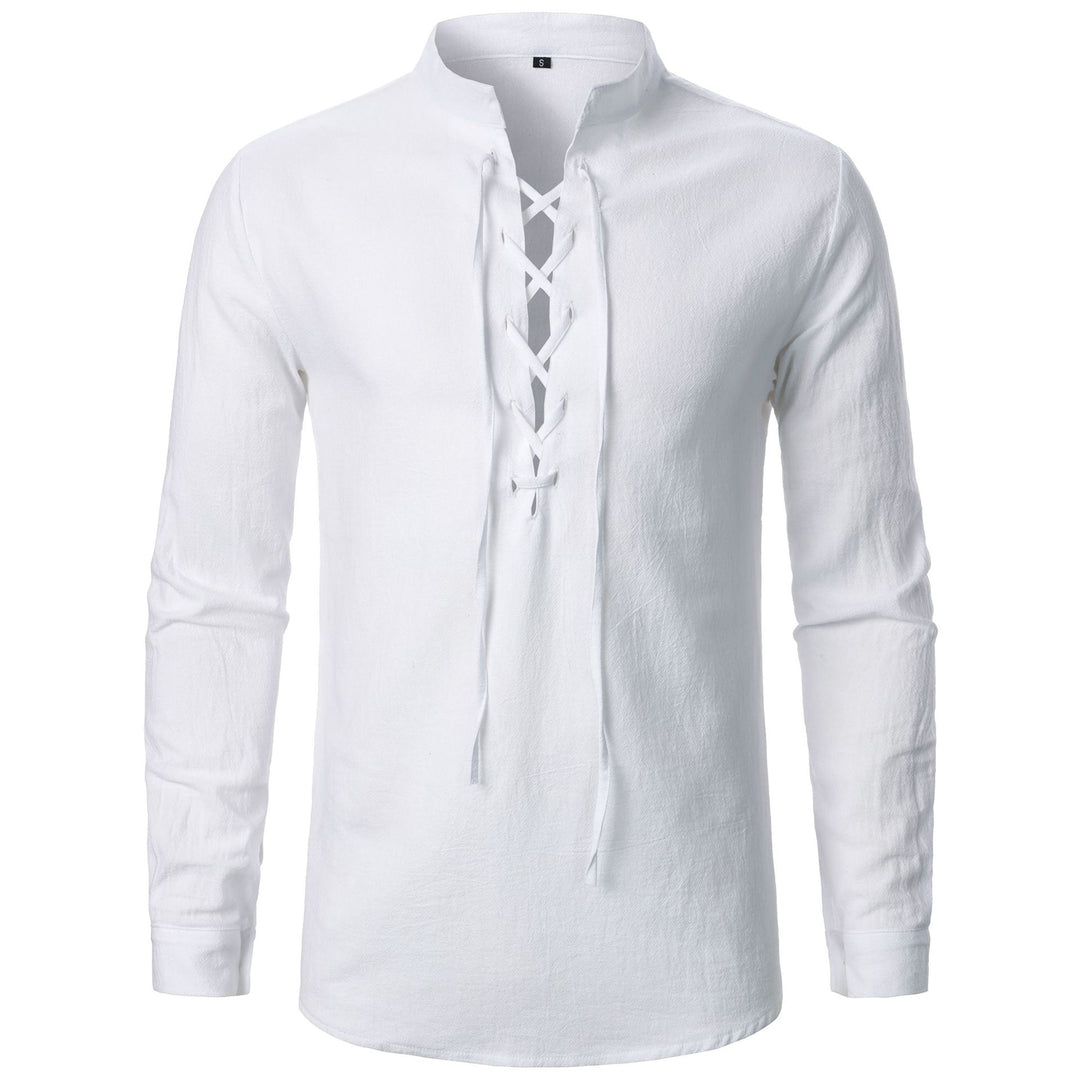 Men Long Sleeve T-shirt with Laces Lune London
