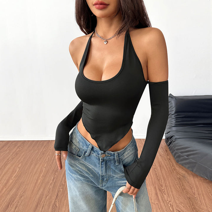 Blouse femme ajustée à manches longues et coupe sophistiquée Chic & Stil