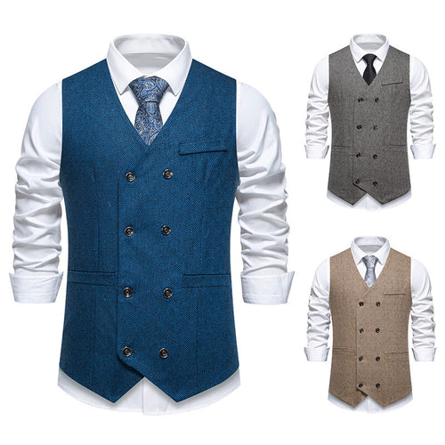 Elegant double-breasted jacket for men with decorative pattern Lune London