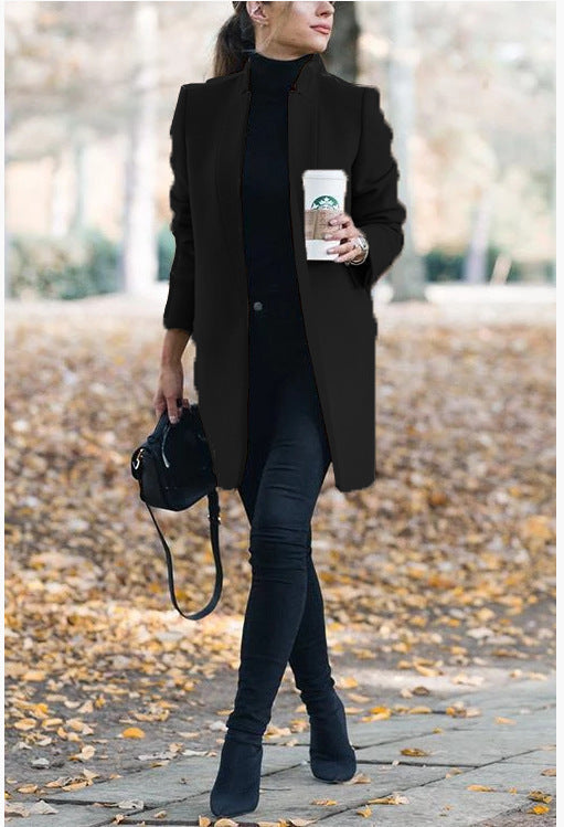 Lune London | Coat - Tailored - Wool blend - Knee length - Minimalist design