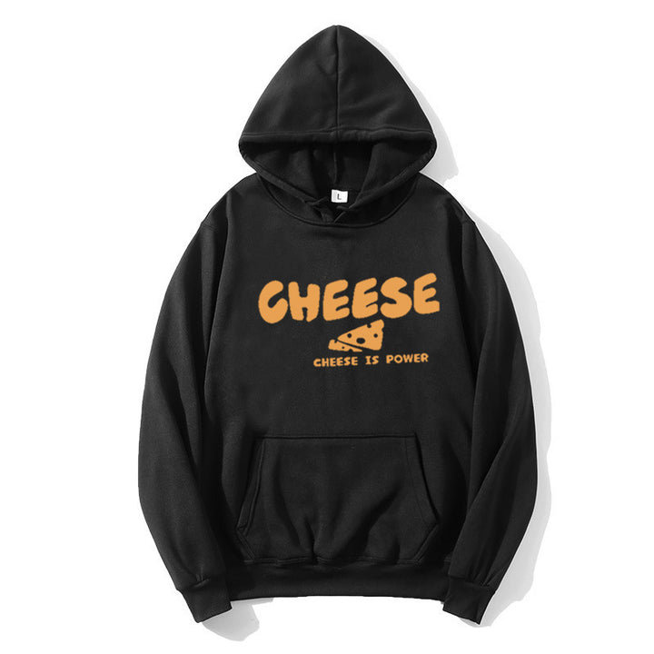 Women's hoodie with humorous cheese design Chic & Stil