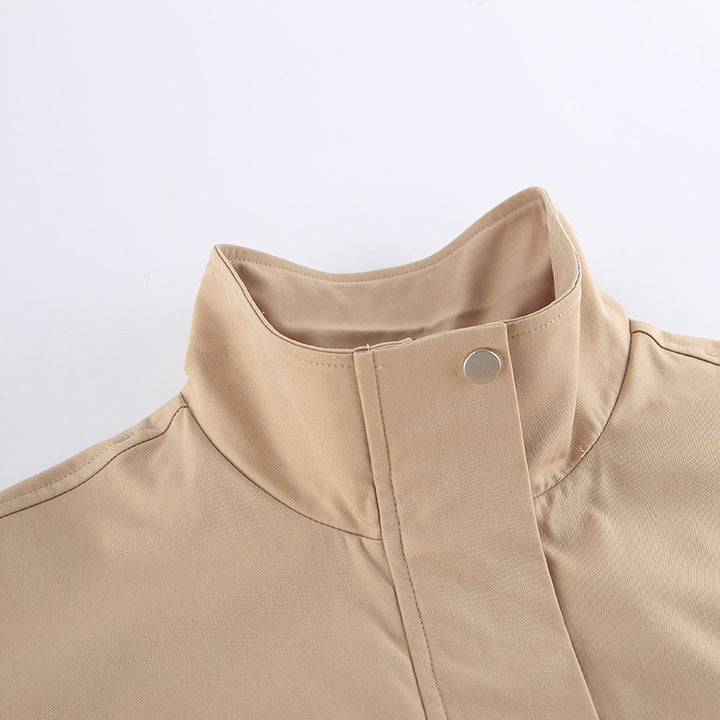 Trendy oversized jacket for women with practical waist Lune London
