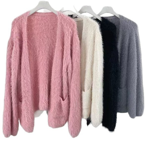 Women's open-cardi with innovative pockets Lune London