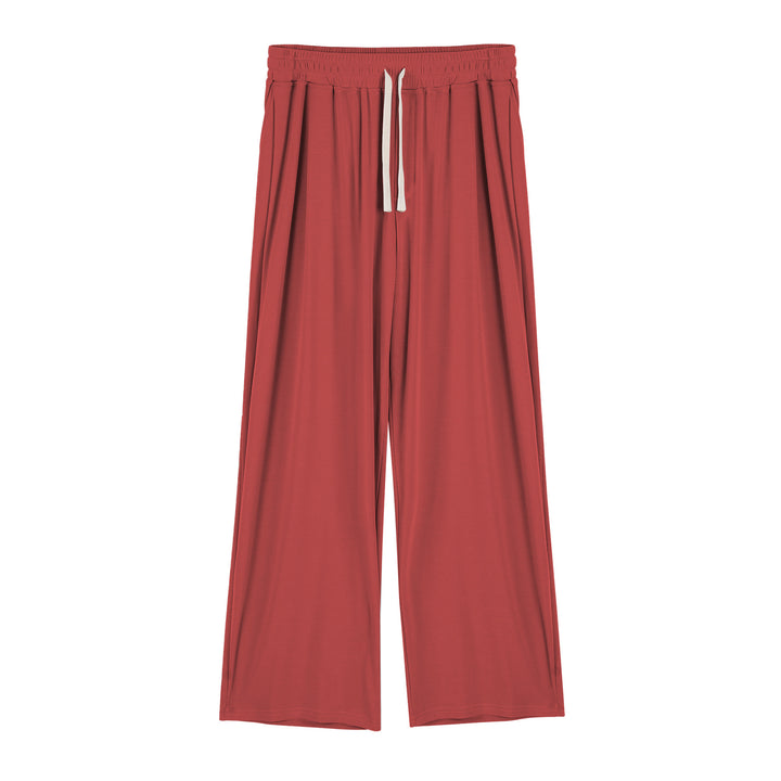 Wide lounge pants for women in innovative and breathable material Lune London