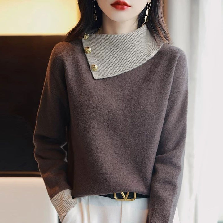 Pull col roulé confortable pour femme Chic & Stil