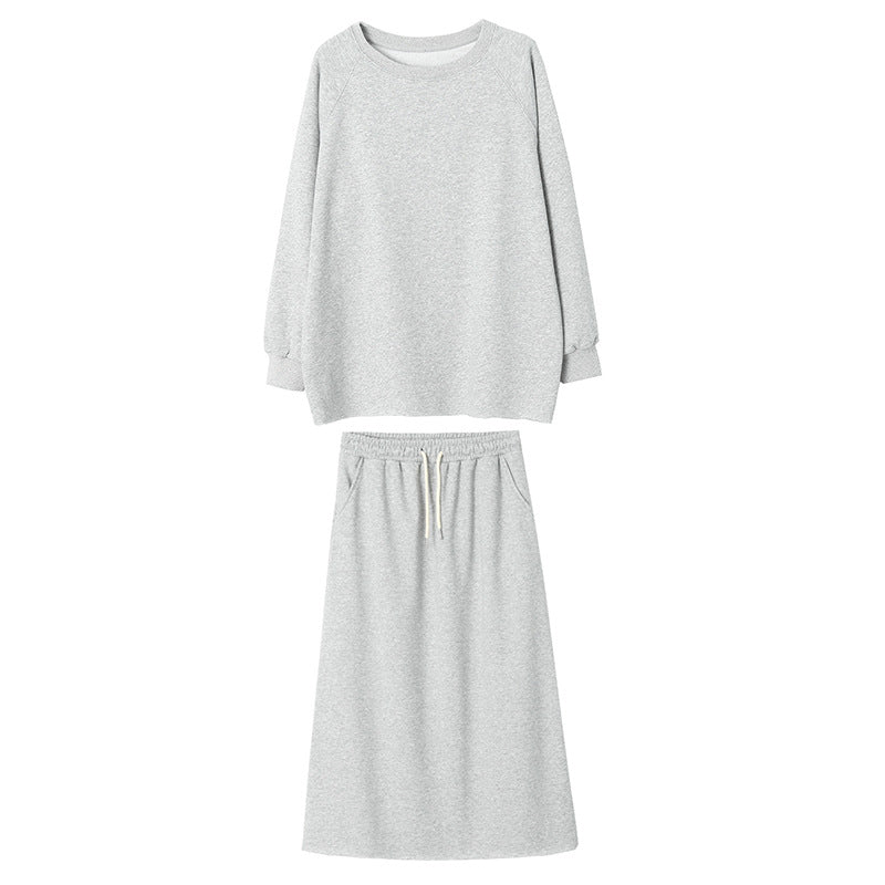 Women's Casual Sweatshirt with Skirt Set Chic & Stil