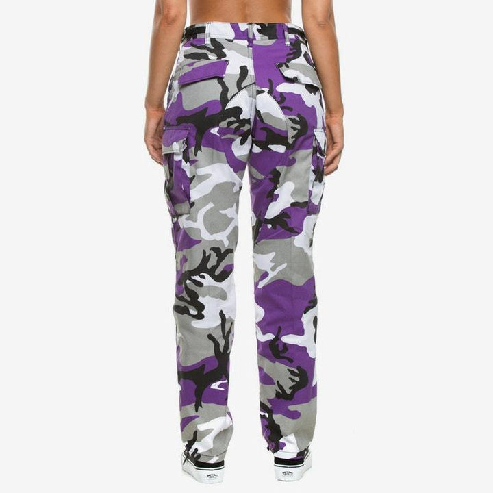 Men's camouflage cargo pants with versatile pockets Lune London