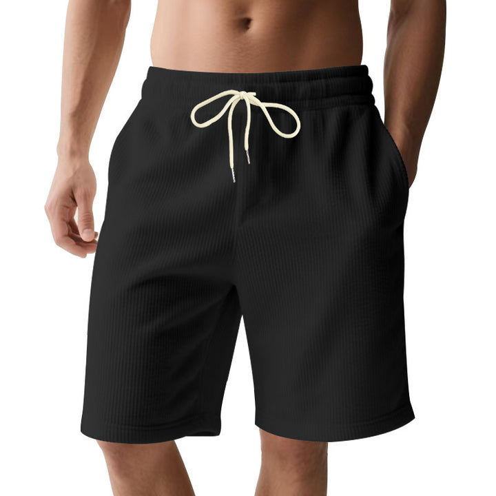 Men's breathable sport shorts with elastic waistband and drawstring Lune London