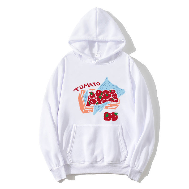 Women's hoodie with creative vegetable motif Chic & Stil
