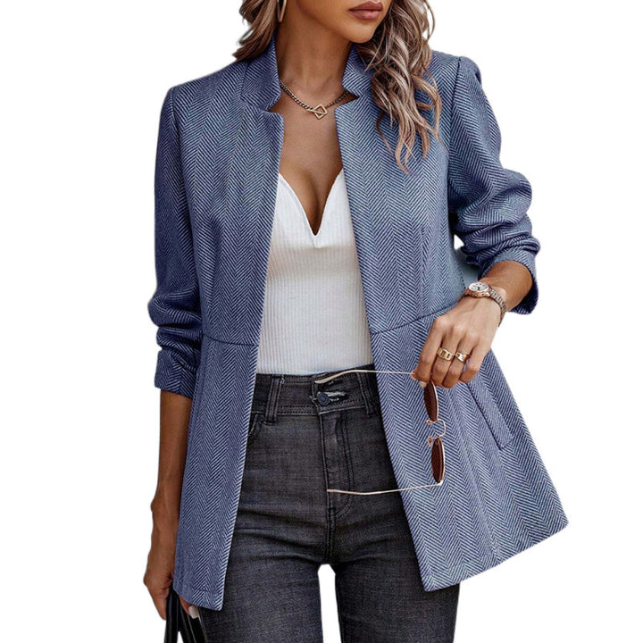 Women's herringbone jacket with structured cut Lune London