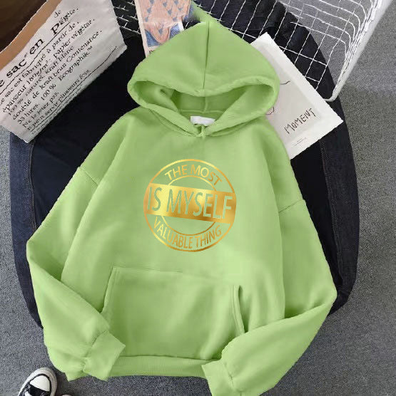 Women's hoodie with inspiring lettering Chic & Stil