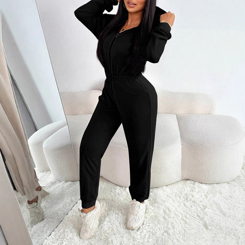 Ladies chic leisure jumpsuit