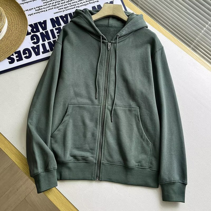 Veste à capuche zippée sportive pour femme avec poches kangourou pratiques Chic & Stil