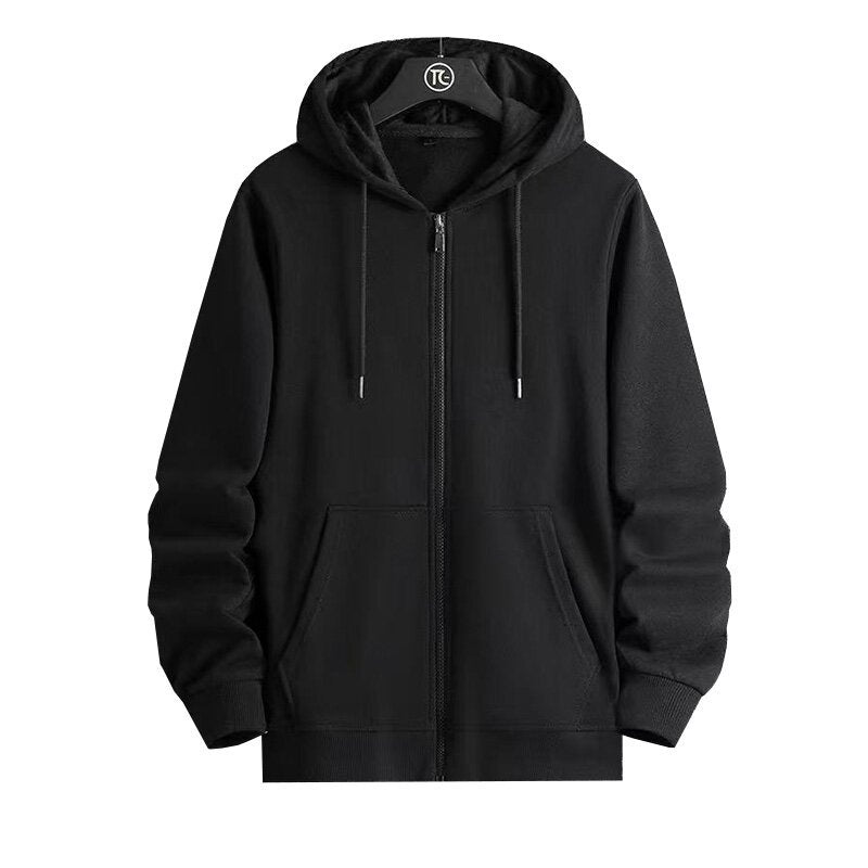 Hooded jacket for women with full zip and soft cotton blend Lune London