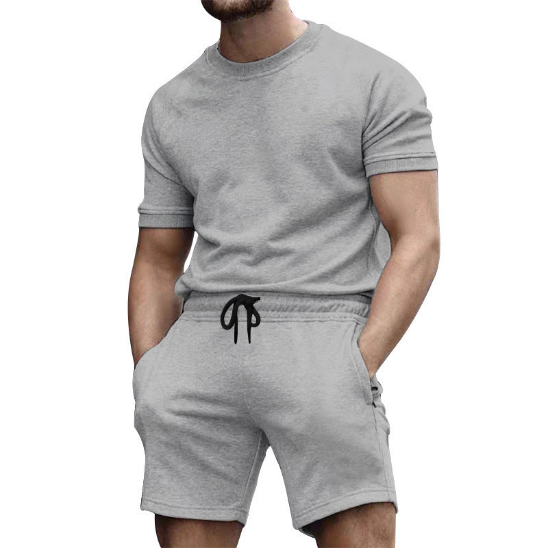Casual sports set for men with high-quality crew neck and elastic waist Lune London
