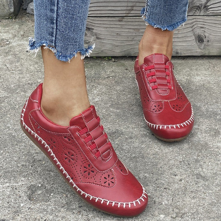 Women Comfort Sneakers Perforated Lune London