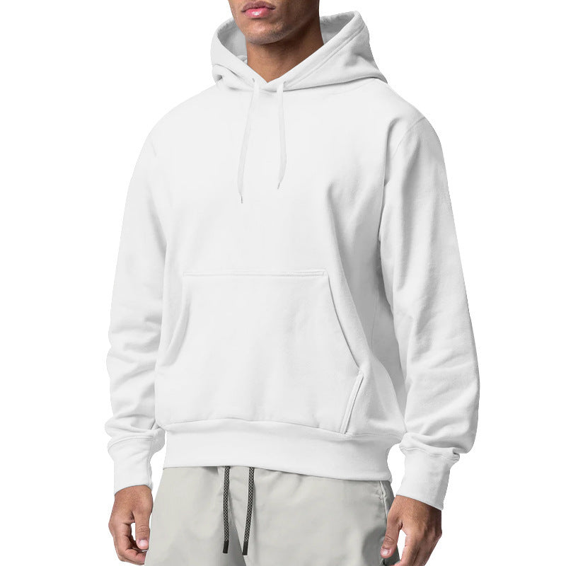 Men's hoodie with practical kangaroo pockets and comfortable fit Lune London