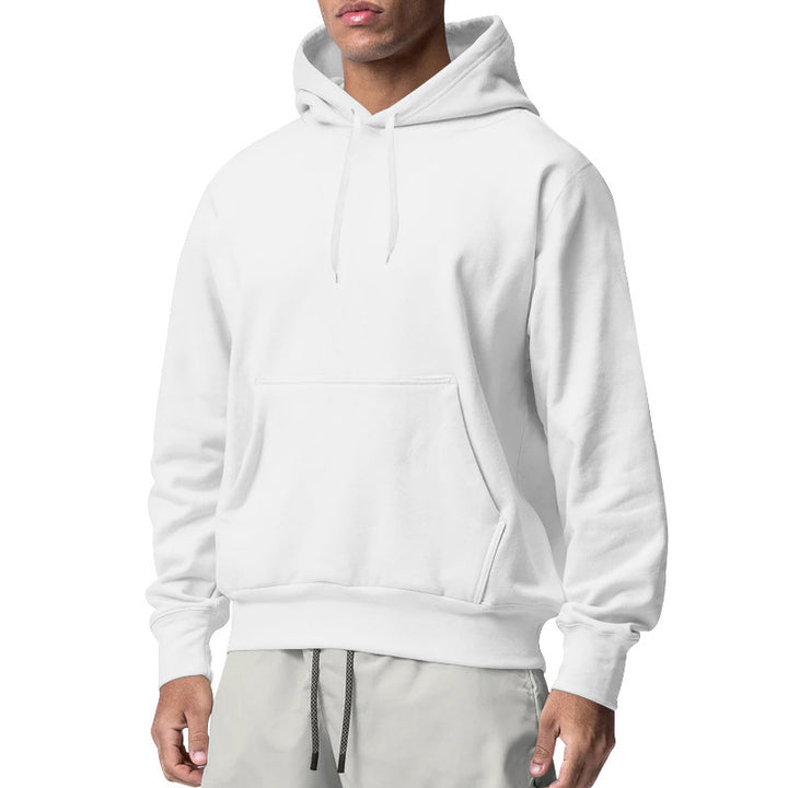Men's hoodie with practical kangaroo pockets and comfortable fit Lune London