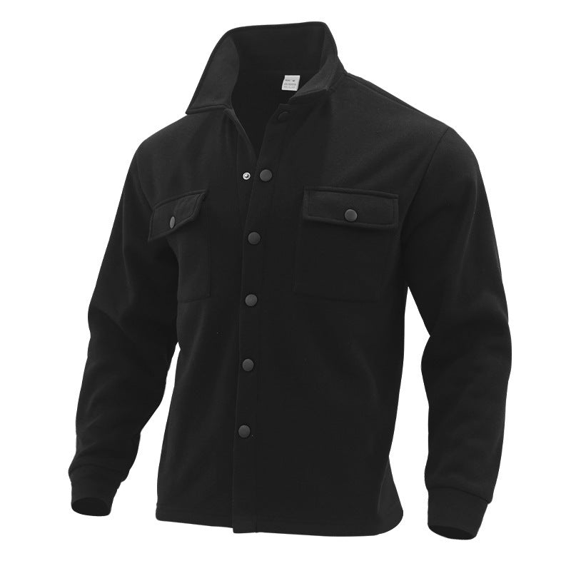 Flannel shirt for men with two chest pockets Lune London