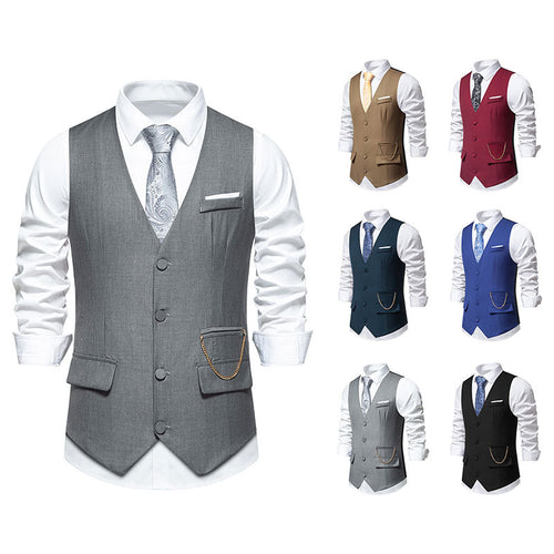 Elegant suit vest for men with practical pockets and trendy design Lune London