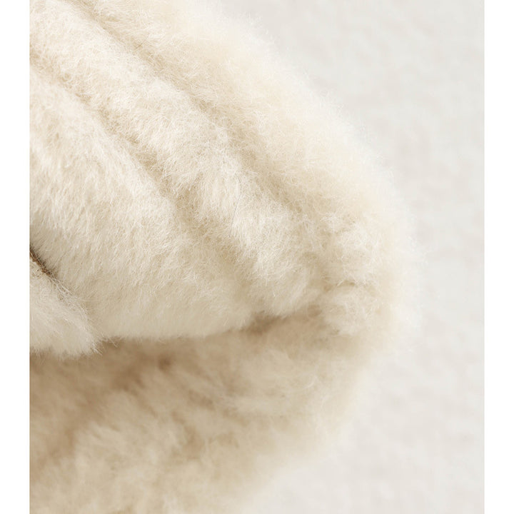 Teddy jacket for women with button details and two applied pockets Lune London