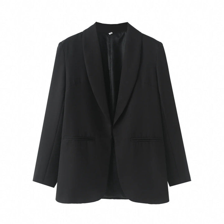 Ladies elegant blazer with unique cut and pockets Lune London