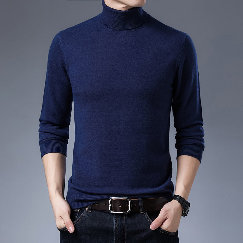 High-quality wool turtleneck sweater for men Lune London