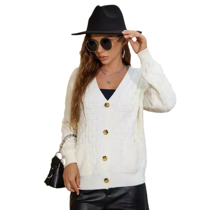 Cardigan women with elegant structured pattern Lune London