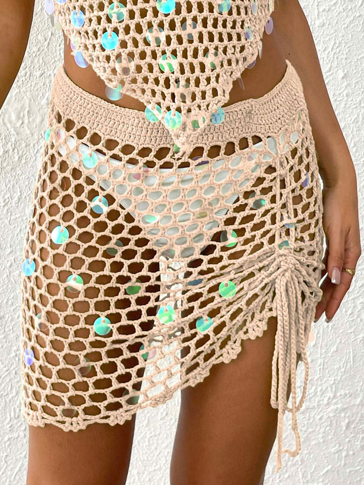 Ladies Knit Beach Cover-Up Skirt Lune London
