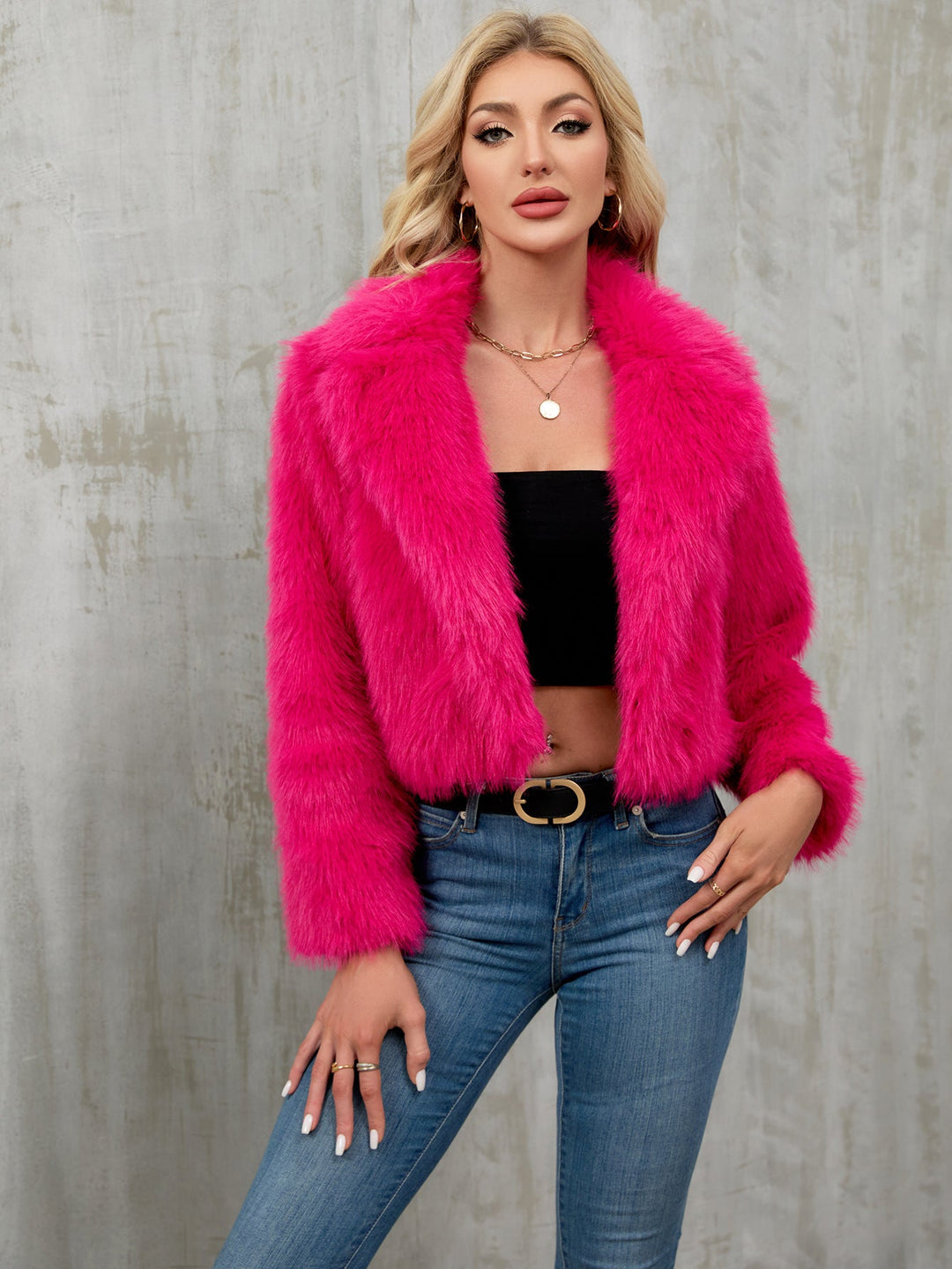 Women's Elegant Faux Fur Bolero Lune London