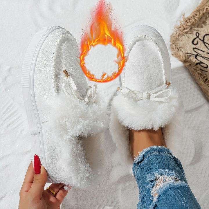 Ladies Fleece lined sneakers Lune London