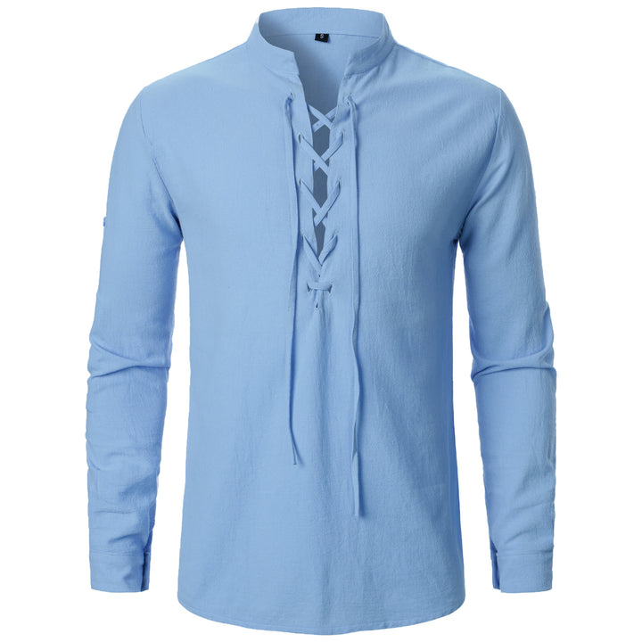 Men Long Sleeve T-shirt with Laces Lune London