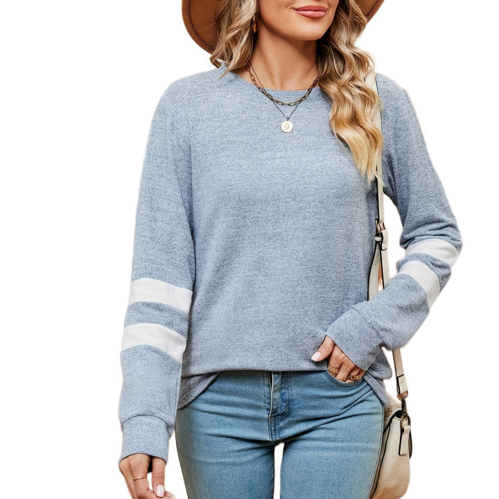 Sporty sweatshirt for women with decorative band details Lune London